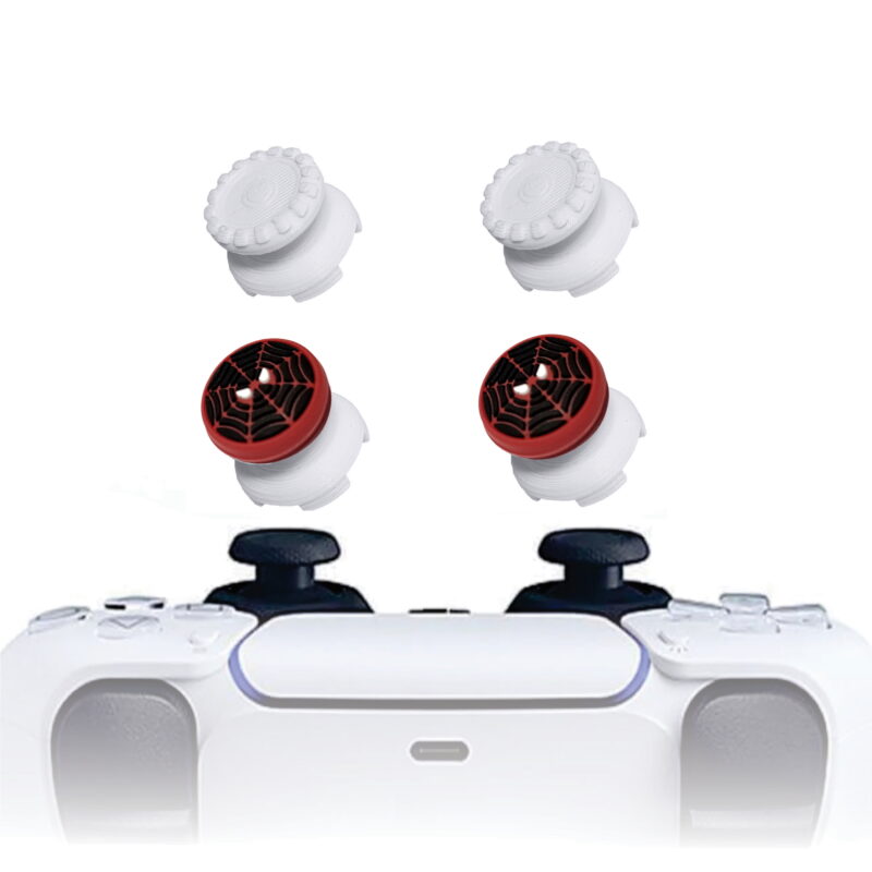 KontrolFreek PS5 Extensor 3d Analogico Branco FPS Shooter Tiro Protetor Hero Siper Man