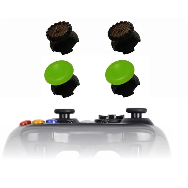 KontrolFreek Xbox 360 Extensor 3d Analogico Preto FPS Shooter Tiro Protetor Cor Verde