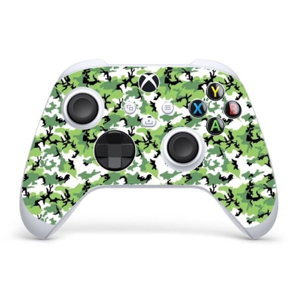 Skin Xbox Series S Controle Adesivo Protetora Camo Green