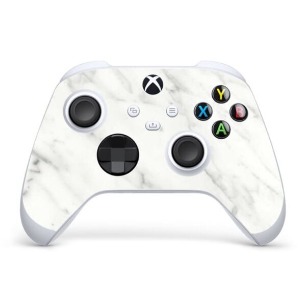Skin Xbox Series S Controle Adesivo Protetora Marmore Bianco