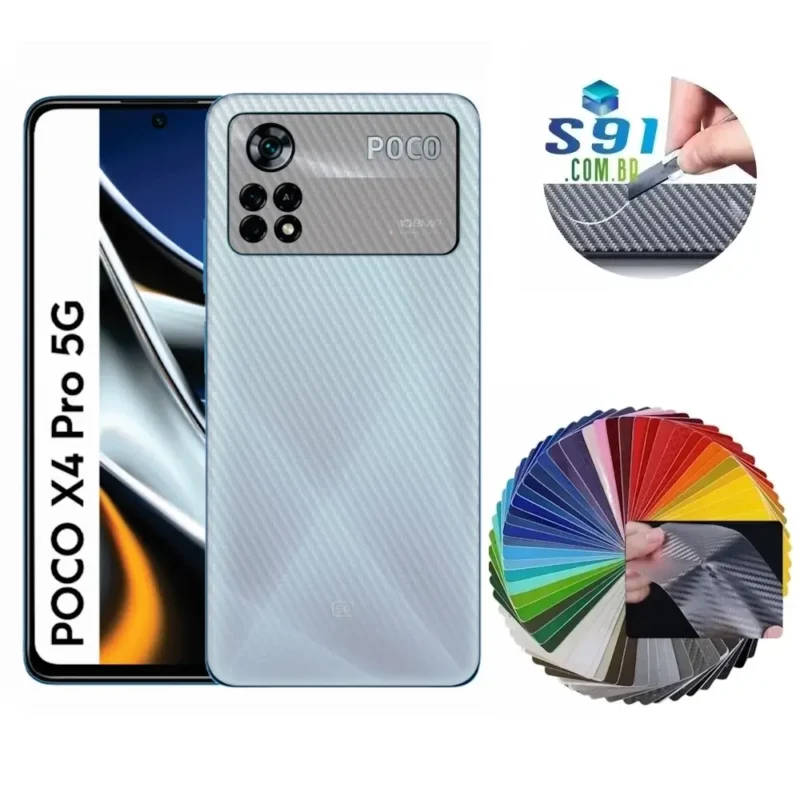 Película Xiaomi Poco X4 Pro 5G Adesivo Skin Protetora Guard