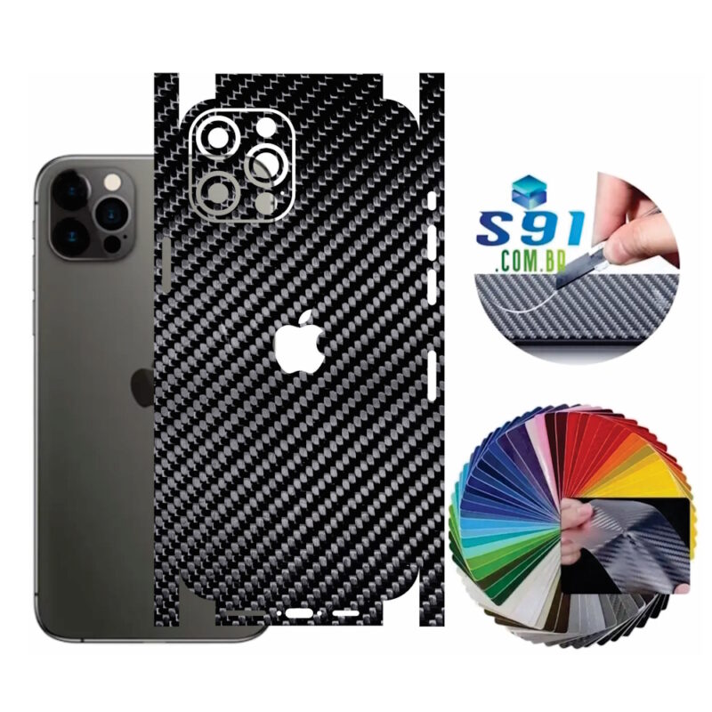 Pelicula Apple iPhone 12 Pro Adesivo Skin Protetora Guard