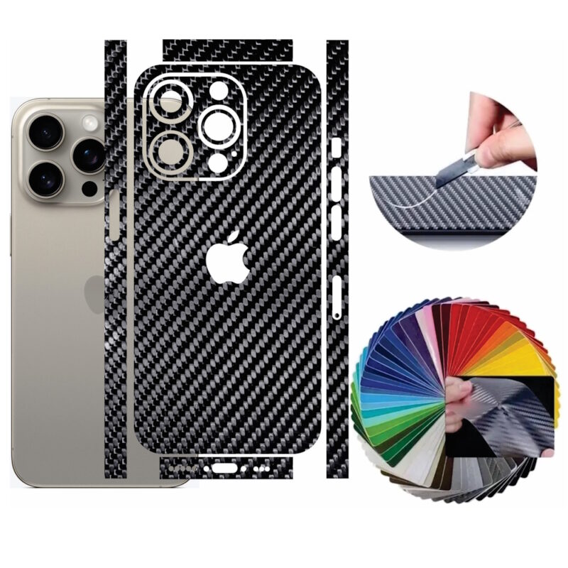 Pelicula Apple iPhone 15 Pro Adesivo Skin Protetora Guard B