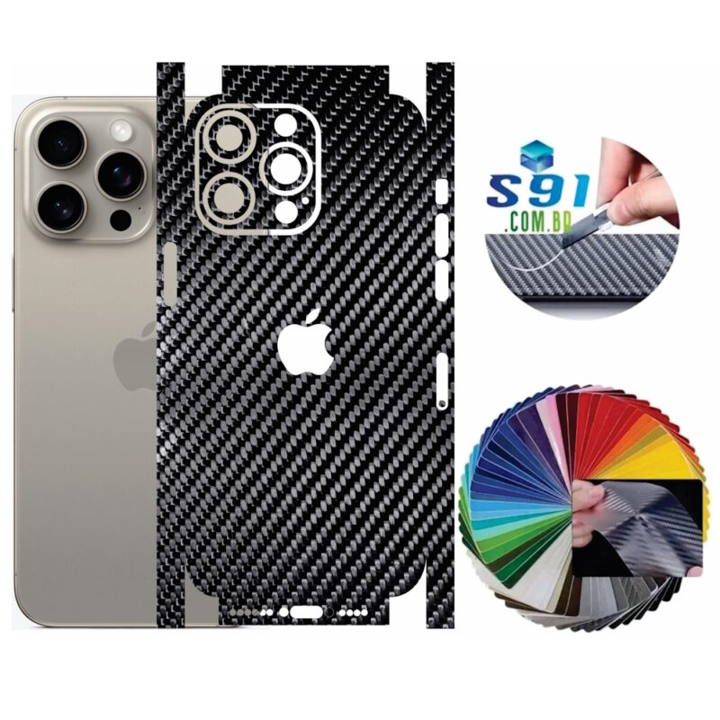 Pelicula Apple iPhone 15 Pro Max Adesivo Skin Protetora Guard 2