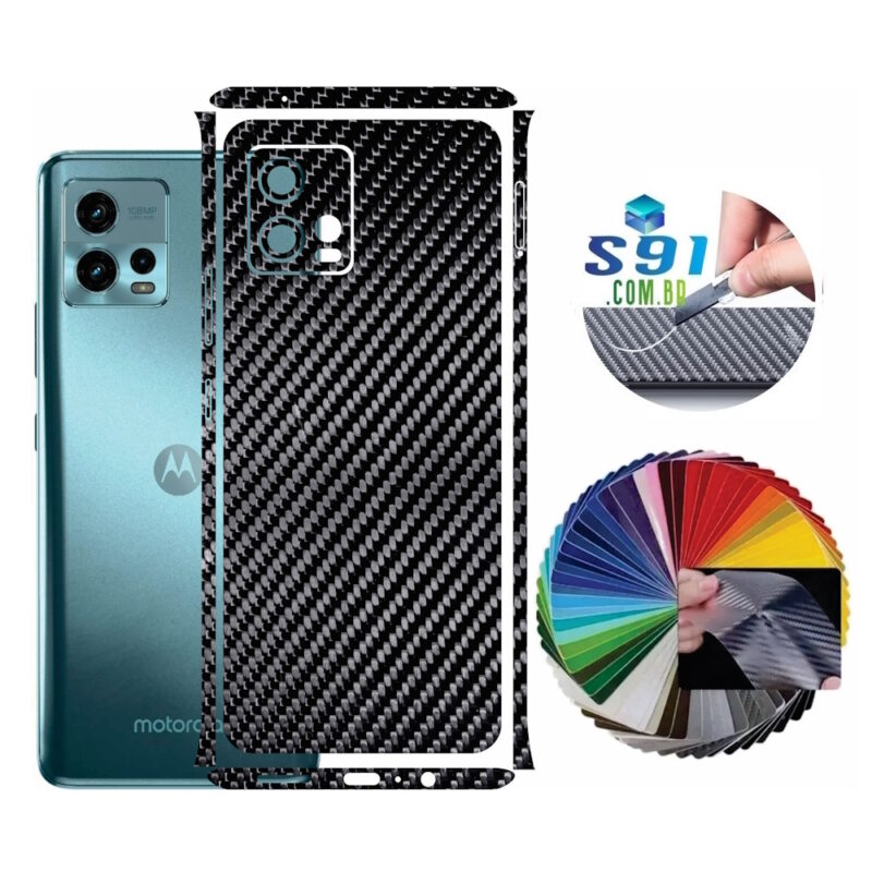 Película Motorola Moto G72 Adesivo Skin Protetora Anti risco Segurança Contra Arranhões Guard 2