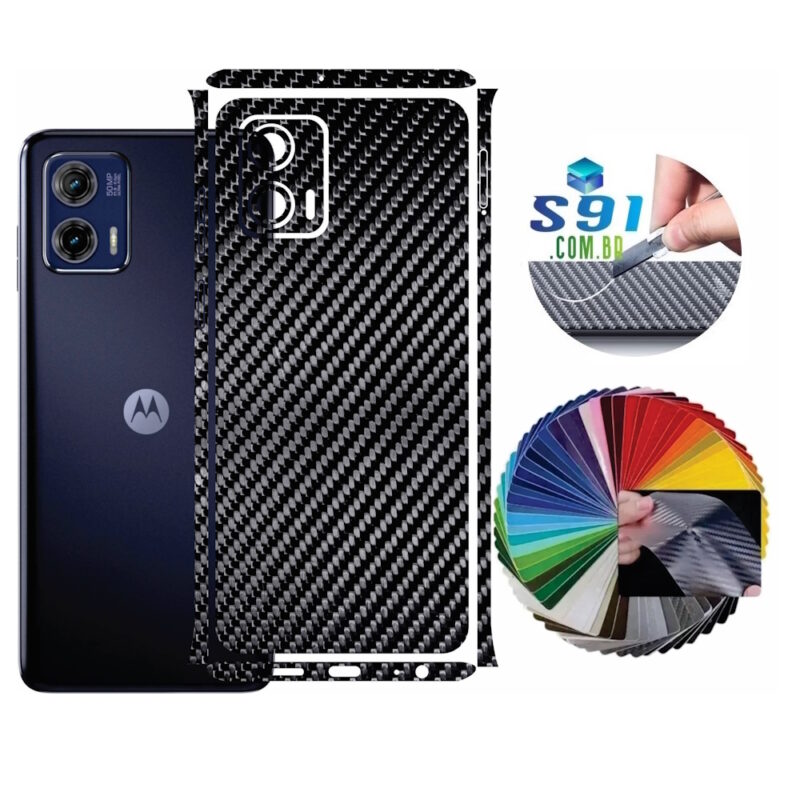 Película Motorola Moto G73 Adesivo Skin Protetora Anti risco Segurança Contra Arranhões Guard 2