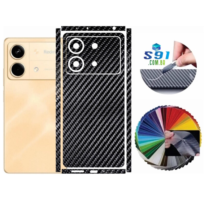 Película Xiaomi Poco X6 Neo Adesivo Skin Protetora Anti risco Segurança Contra Arranhões Guard (1)